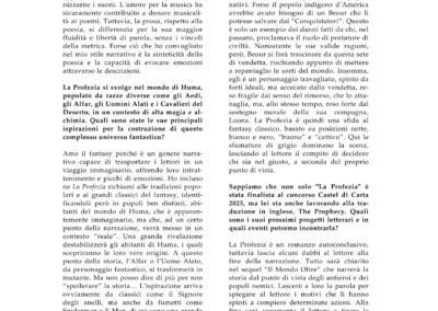 Recensione da Profezia di LibriCK pag. 2